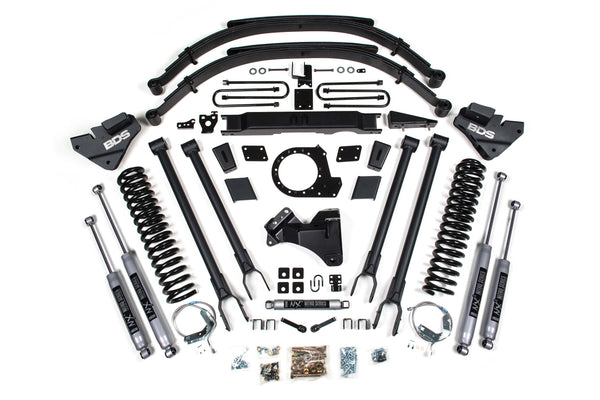 Système de suspension BDS 4 bras 8 pouces - Amortisseurs 2.0 PS gaz (Ford Superduty 20-22)