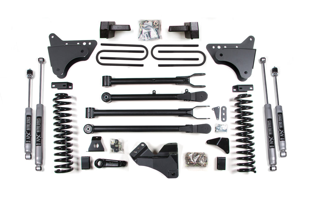 Kit de levage BDS 4-3 po avec bloc diesel et 4 bras de suspension sans bras supérieur (Ford F250/F350 Super Duty 2008-2010)