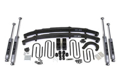 Kit de réhausse BDS 4 po avec cales (GMC/Chevrolet Sierra/Silverado 1500 73-76)