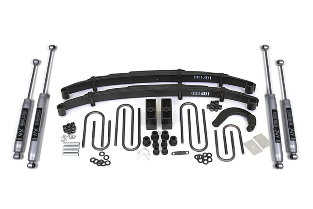 Kit de rehaussement BDS 4 po (GMC/Chevrolet Sierra/Silverado 1500 77-87)