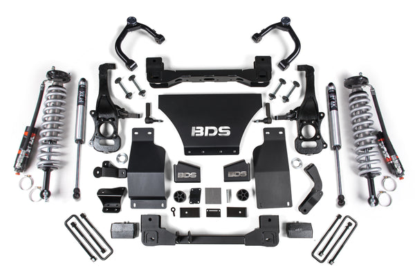 BDS Suspension 2.5" Lift Kit — Gas — 2019-2024 Chevrolet Silverado 1500, GMC Sierra 1500, select trims (BDS787FPE)