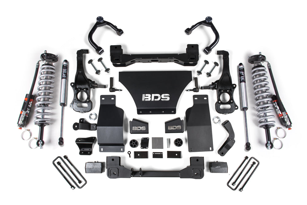 BDS Suspension 6" Lift Kit — Gas — 2019-2026 Chevrolet Silverado 1500, GMC Sierra 1500, select trims and cab styles (BDS782FPE)