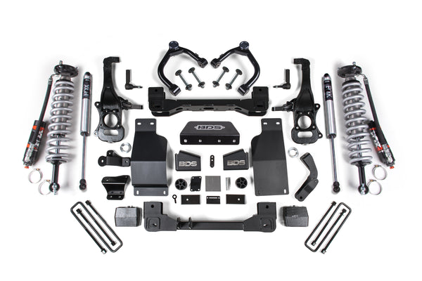 BDS Suspension Ensemble de rehaussement 4 po — Diesel, 2020-2026 GMC Sierra 1500; 2022-2026 Chevrolet Silverado 1500, certaines versions (BDS786FPE)
