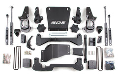 Kit de levage BDS 7,5 pouces Système à garde au sol élevée (GMC/Chevrolet Sierra/Silverado 2500 HD 01-10)
