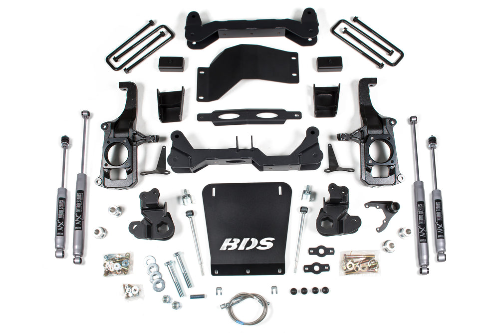 Kit de rehaussement BDS 4.5in avec ressorts de charge additionnels