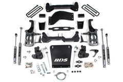 Kit de rehaussement BDS 4.5in avec ressorts de charge additionnels