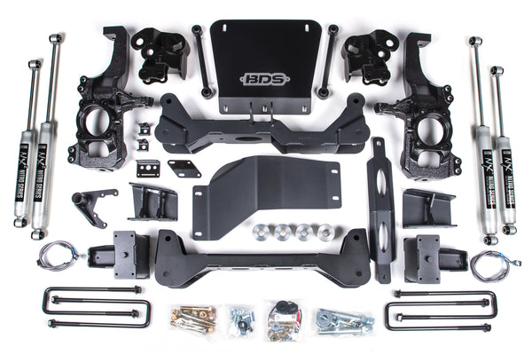 BDS Suspension Ensemble de rehaussement 5 po — 2020-2026 Chevrolet Silverado 2500 HD / Silverado 3500 HD, GMC Sierra 2500 HD / Sierra 3500 HD, certaines versions (BDS767H)