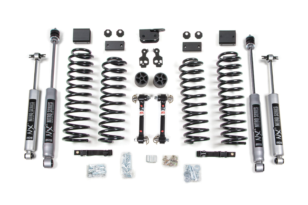 BDS Suspension 3" Lift Kit — 2007-2011 Jeep Wrangler JK (BDS1424FS)