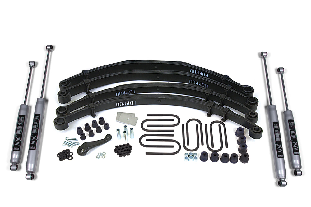 BDS Suspension Ensemble de rehaussement 4 po — 1982-1983 Jeep CJ5 / 1982-1986 Jeep CJ7 (BDS406H)