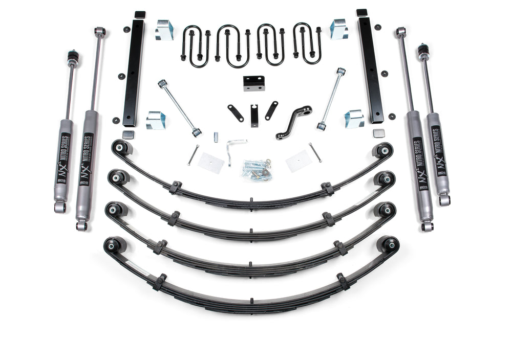 BDS Suspension Ensemble de rehaussement 3,5 po — 1987-1995 Jeep Wrangler YJ