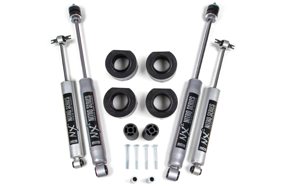 Kit d'élargisseurs de voies BDS 1,75" (Jeep Wrangler TJ 97-06/Wrangler LJ 03-06)