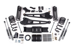 BDS Suspension 4 in. Radius Arm Lift Kit — Gas — 2019-2025 Ram 2500, 4WD (BDS1699FPE)