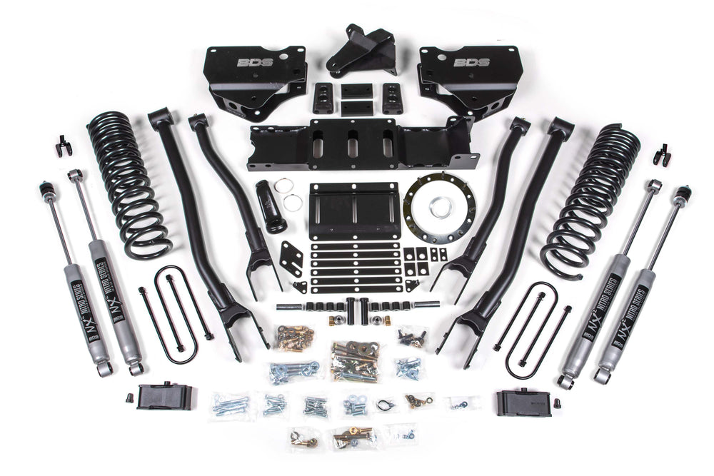 BDS Suspension 4" Lift Kit — Diesel — 2019-2024 RAM 3500, 4WD (BDS1669FPE)