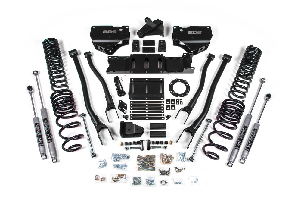 BDS Suspension 4" Lift Kit — Gas — 2019-2024 RAM 2500, 4WD (BDS1675FPE)