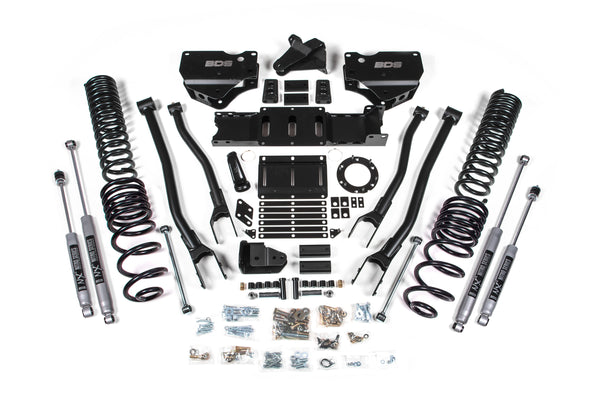 BDS Suspension 4" Lift Kit — Gas — 2019-2024 RAM 2500, 4WD (BDS1675FPE)