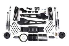 BDS Suspension 4" Lift Kit — Diesel, Factory Rear Air Ride — 2019-2024 RAM 3500, 4WD (BDS1719FS)