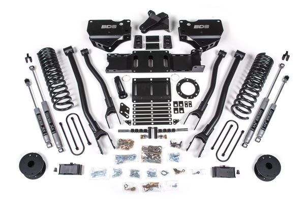 BDS Suspension 4" Lift Kit — Diesel — 2019-2024 RAM 3500, 4WD (BDS1721H)