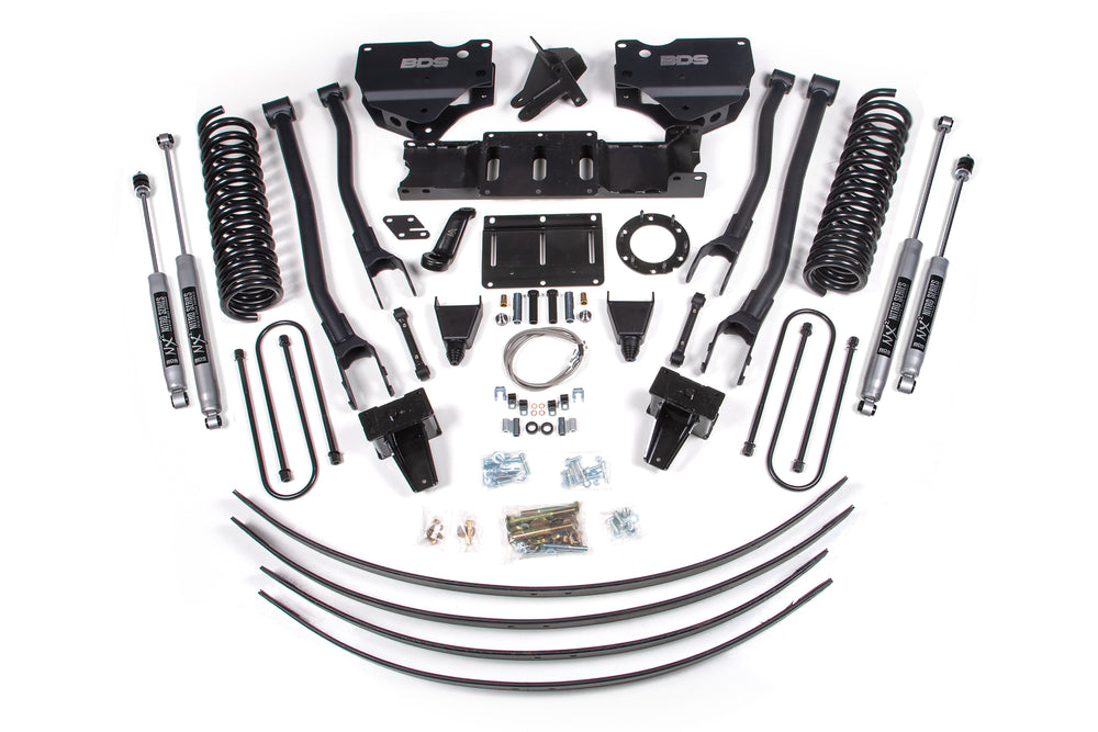 BDS Suspension 8" Lift Kit — Diesel — 2019-2024 RAM 3500 (6-Bolt), 4WD (BDS1729H)
