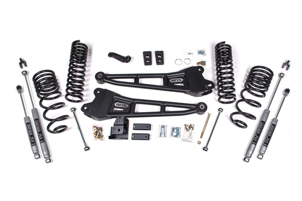 BDS Suspension 4" Lift Kit — Diesel — 2014-2018 RAM 2500, 4WD (BDS1762FS)