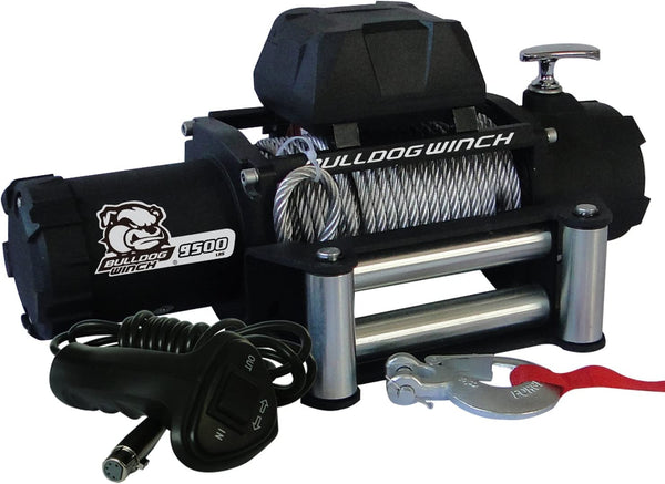 Treuil Bulldog 9500 lb avec moteur bobiné série 5,5 CV et câble en acier