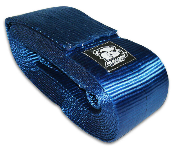 Sangle de récupération Bulldog 6 po x 30 pi 60000 lb Polyester à rotule