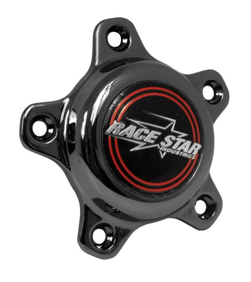 Race Star Capuchon d'écrous de roue pour 5 écrous court en plastique Dark Star (médaillon et vis inclus)
