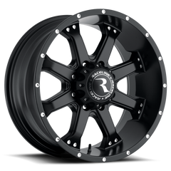 Raceline 991B Assault 16x8in / 5x139.7 BP / 0mm Offset / 106.5mm Bore - Satin Black Wheel