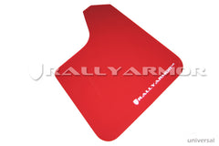 Rally Armor Garde-boue UR universel (sans quincaillerie) - rouge avec logo blanc