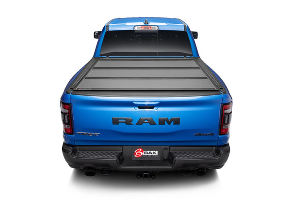 BAK Industries Hard Folding Tonneau Cover — 2019+ RAM 1500 (W/o Rambox Mini Box) (1500 w)