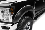 Bushwacker Fender Flare Extend-a-Fender Style 2pc Front - Black