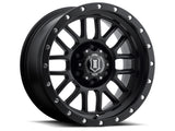 Icon Vehicle Dynamics 17 X 8.5 Alpha 6 X 5.5In 4.75In Bp 0Mm Offset Sat Black