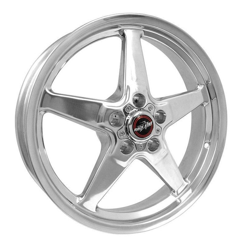 Race Star Roue 92 Drag Star 18x5 5x115bs 2.125bc perçage direct - poli