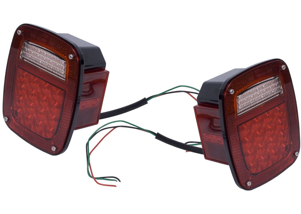 Rugged Ridge 7686 Wrangler LED Taillight Set Driver/Passenger