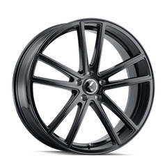 Kraze KR190 Lusso 22x8.5 / 5x120 BP / 38mm Offset / 74.1mm Hub Gloss Black Wheel