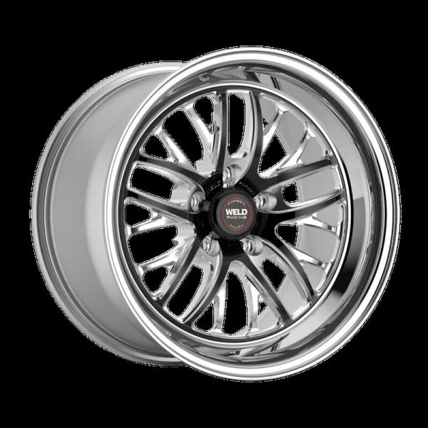 Weld Roue S82 18x5 / 5x115 / 2.1 po BS (embase haute) sans verrou de talon - noir