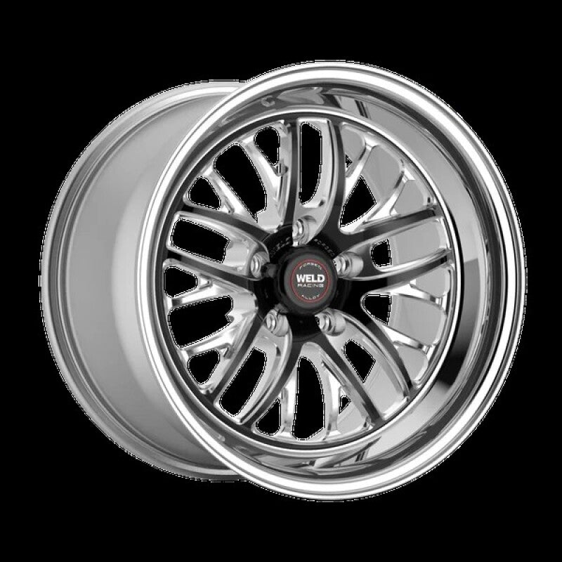 Weld S82 18x5 / 5x112 BP / 2.1in. BS (-23mm Offset) Black Wheel (High Pad)