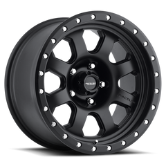 Raceline 929B Avenger 17x9in / 8x165.1 BP / -12mm Offset / 130.81mm Bore - Satin Black Wheel