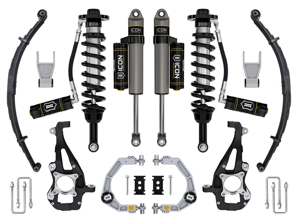 Icon Vehicle Dynamics 2021-2023 F150 4Wd 3.54.5In Stage 3 Suspension Sys Billet Upper Control Arm/Leaf Pack