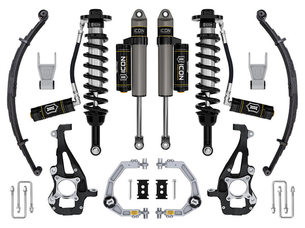 Icon Vehicle Dynamics 2021-2023 F150 4Wd 3.54.5In Stage 3 Suspension Sys Billet Upper Control Arm/Leaf Pack