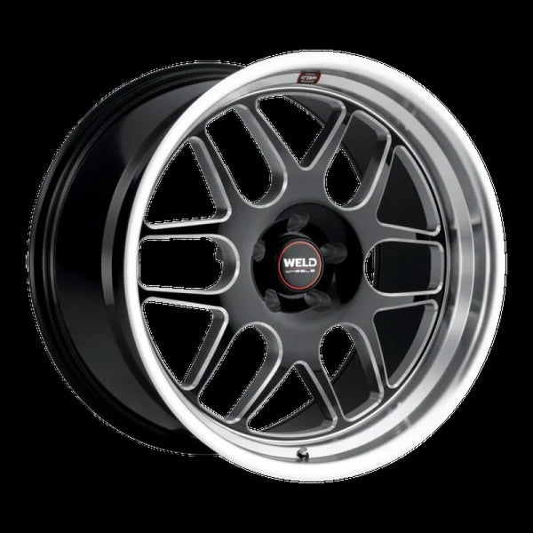 Weld Roue Solana 20x10.5 / 5x120.65 BP / ET13 / alésage 78.1mm - noir brillant usiné
