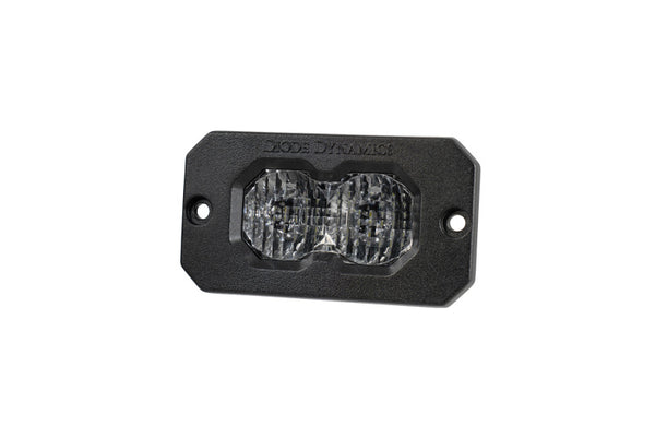 Diode Dynamics C2 2.0 Sport faisceau combiné/de conduite encastré RBL (unité) - blanc