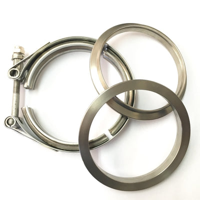 Ticon Industries Ensemble de collier en V en titane 3.5 po (2 brides/1 collier)