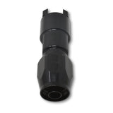 6AN Straight Female SAE Quick-Disconnect x 5/16" Tube Size WIth Black Finish