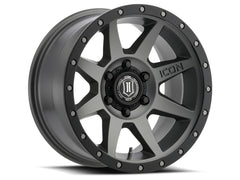 ICON Roue Rebound 18x9 6x5.5 déport 0mm 5 po BS alésage 106.1mm - titane