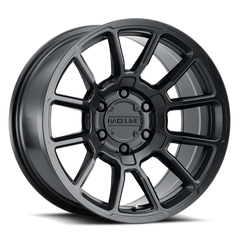 Raceline 950B Gauge 20x9in / 8x170 BP / 0mm Offset / 125.2mm Bore - Satin Black Wheel