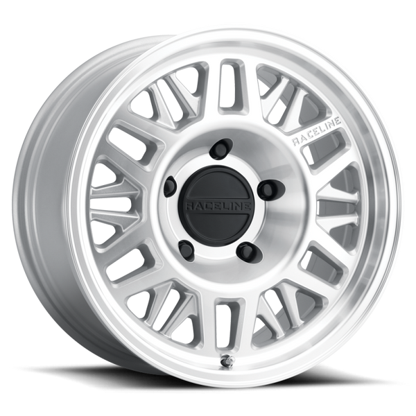 Raceline 451MC Ryno TR Trailer 14x6in / 5X4.5 BP / 0mm Offset / 3.19mm Bore - Machined CC