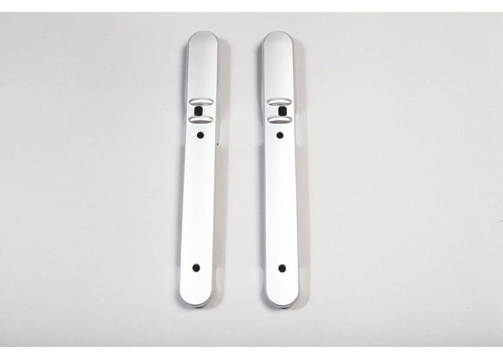 Rugged Ridge Front DOOR Handle TRIM Brushed Silver 0710 JEEP Wrangler (JK)
