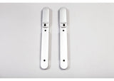 Rugged Ridge Front DOOR Handle TRIM Brushed Silver 0710 JEEP (JK)
