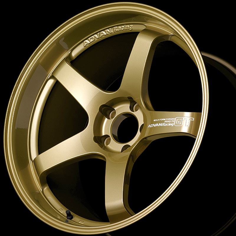 Advan Roue GT pour Porsche 18x9.0 / +46 déport / 5x130 / 71.6mm alésage / or métallisé Racing
