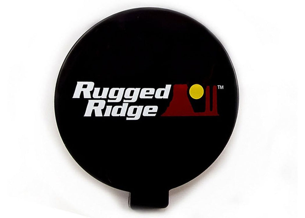 Rugged Ridge Light Cover 6" Slim Black Ea